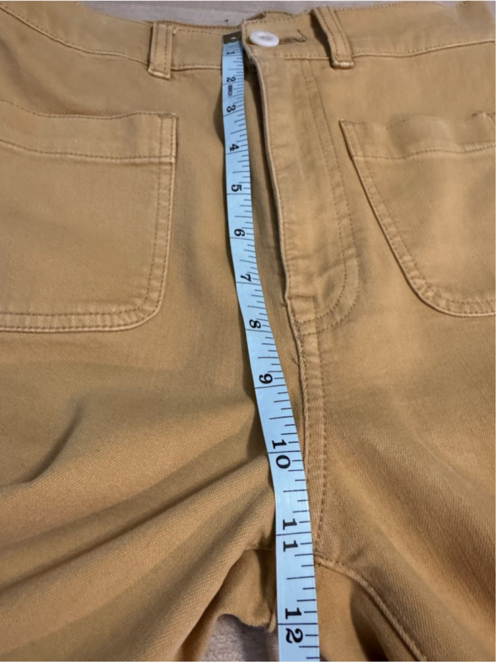 Madewell The Emmy Wide-Leg Pant - Size 25 - MSRP $128 Women’s Tan Cotton - Picture 8 of 9
